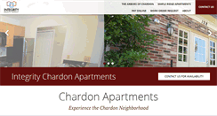 Desktop Screenshot of chardonapartments.com